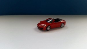 Herpa 028844 Porsche 911 Carrera 2 Cabrio, indisch red 1:87
