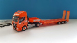 Herpa 309318 Iveco Stralis XP Tieflader Boels Rental (NL)  