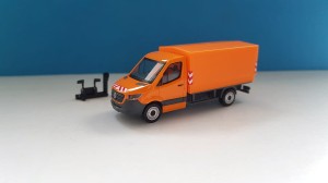 Herpa 095044 Mercedes Sprinter skrzynio-plandeka