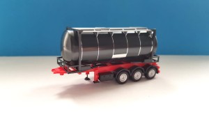 Herpa 076678-002 Naczepa podkontenerowa 26 ft. Containerchassis z Swapcontainer 