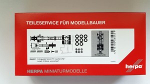 Herpa 084451 Podwozie Volvo FH 3-os ciężarowe LKW