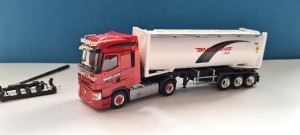 Herpa 940818 Renault T 30 ft Drucksilocontainer Amelung  1:87