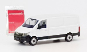 Herpa 013857 MAN TGE Flachdach biały Minikit