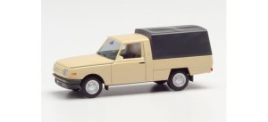 Herpa 420921 Wartburg 353 Trans `85 z plandeką, kość słoniowa 1:87