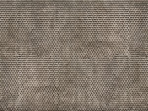 Noch 56691 Płyta dekoracyjna dachówka szara 25 x 12,50 cm