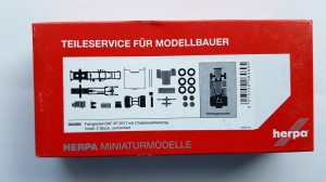 Herpa 084895 Podwozia DAF XF z osłonami 