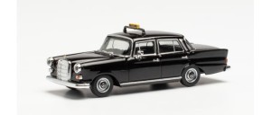 Herpa 095686 Mercedes-Benz 200 Heckflosse Taxi