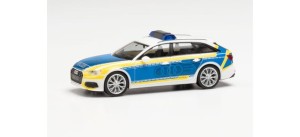 Herpa 096058 Audi A6 Avant Polizei / Audi Vorführfahrzeug 