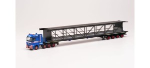 Herpa 314749 Mercedes-Benz Actros LH Heavy Duty z ładunkiem - most - Seeland Transporte 
