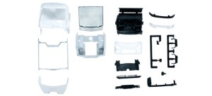 Herpa 083638 Kabiny Mercedes-Benz Actros Streamspace 2.3 z owiewkami i osłonami 2 szt. KIT 