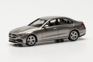 Herpa 430913 Mercedes-Benz C-Klasse Limousine (W206), Mojave silver metallic 