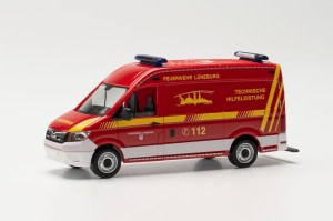 Herpa 097093 MAN TGE Kasten HD Feuerwehr