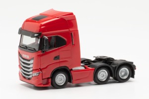 Herpa 317122 Iveco S-Way 6x2 red
