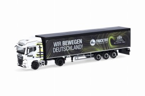 Herpa 317177 MAN TGX GM Walking Floor Trucktat / Wir bewegen Deutschland
