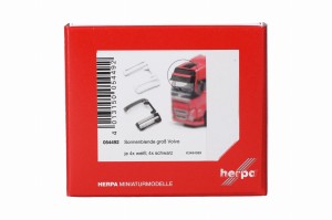 Herpa 054492 Blendy p.słoneczne Volvo  4 szt. czarne, 4 szt. białe  