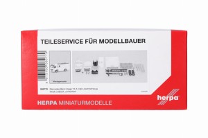 Herpa 085779 Mercedes-Benz Atego 2013 Z-Cab Straż Pożarna Minikit 2 szt.  