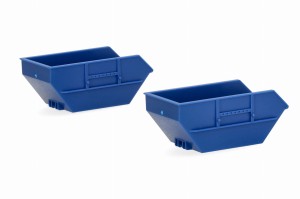 Herpa 054676 Kontener (mały) niebieski 2 szt. 