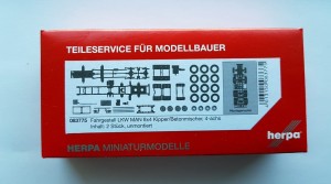 Herpa 083775 Podwozie MAN 8x4 budowlanka 2 szt.