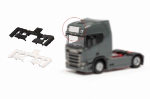 Herpa 054638 Lightboxy 6x biały, 2x czarny