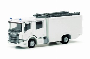 Herpa 085731-002 Scania Straż Pożarna CrewCab 2 szt. Minikit 