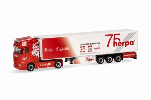Herpa 957007 Scania CS 20 Heide Logistik / 75 Years Herpa