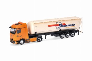 Herpa 319188 Mercedes-Benz Actros Procabin Streamspace Silo Steinkühler