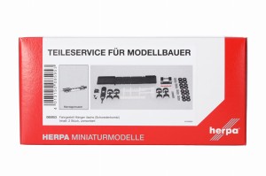 Herpa 085953 Podwozia przyczepa 4-oś wersja skandynawska 2 szt. KIT 
