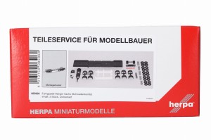 Herpa 085960 Podwozia przyczepa 5-oś wersja skandynawska 2 szt. KIT