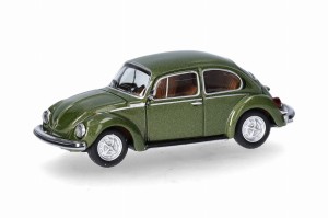 Herpa 430982-002 Volkswagen (VW) Garbus 1303, moos metallic