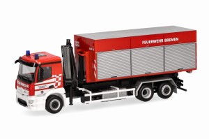 Herpa 098151 Mercedes-Benz Actros M hakowiec Feuerwehr Bremen