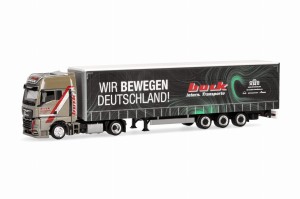 Herpa 317818 MAN TGX GX Lowliner Buck/Wir bewegen Deutschland
