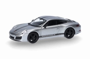Herpa 430418 Porsche 911 (991) Carrera 4 S, silver