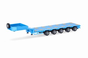 Herpa 076388-011 Goldhofer Semitieflader 5-oś			