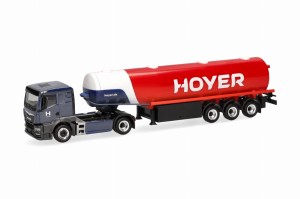 Herpa 318136 MAN TGS TN cysterna benzynowa Hoyer   
