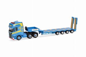 Herpa 318884 Scania CR 20 HD Semitieflader Martin Wittwer