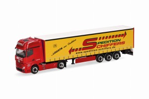 Herpa 319218 Mercedes-Benz Actros Gigaspace  Spedition Schiffers