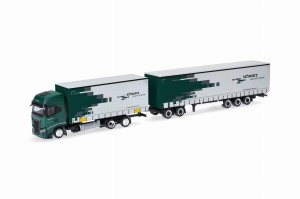 Herpa 319607 Iveco S-Way Spedition Schwarz