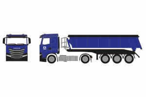 Herpa 960052 Iveco S-Way ND wywrotka Hoch-Tief