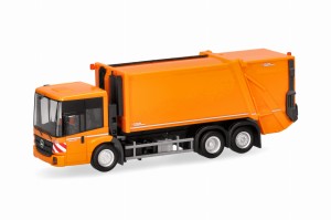 Herpa 319003 Mercedes-Benz Econic Śmieciarka FAUN VARIOPRESS kommunalorange
