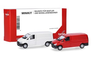 Herpa 014229-002 Mercedes-Benz Vito furgon 2010 2 szt. KIT 