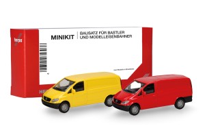Herpa 014243-002 Mercedes-Benz Vito furgon 2002 2 szt. KIT 
