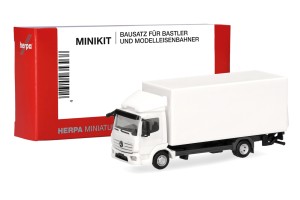 Herpa 014397 Mercedes-Benz Atego '13 Skrzynia z windą samozaładowczą 1 szt. KIT 