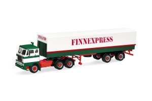 Herpa 321631 Volvo F88 Planen-Sattelzug Finnexpress