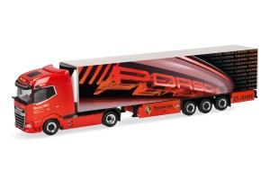 Herpa 321907 DAF XG Spedition Wirtz/25 lat Porsche Club Bonn