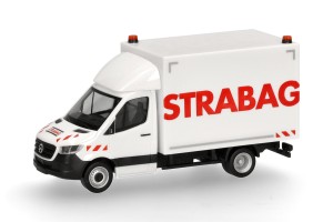 Herpa 098939 Mercedes-Benz Sprinter '18 skrzynia STRABAG