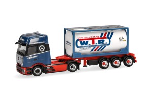 Herpa 320443 Mercedes Actros L ProCabin Gigaspace 20ft Tankcontainer Bermes