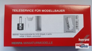 Herpa 083102 Wywrotka Kogel do montażu 4-oś (2szt.)