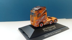 Herpa 110860 Volvo FH Gl. XL 6x2 Guldager (DK) 