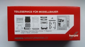 Herpa 083737 Kabiny Mercedes Bigspace bez owiewek 2 szt. KIT
