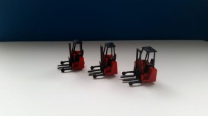 Herpa 053860 Wózek widłowy do naczepy (3 szt.) 